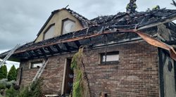 Požár rodinného domu se škodou přes deset milionů