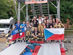 Olomoucký hasič Lukáš Navrátil zabodoval na soutěži v Německu